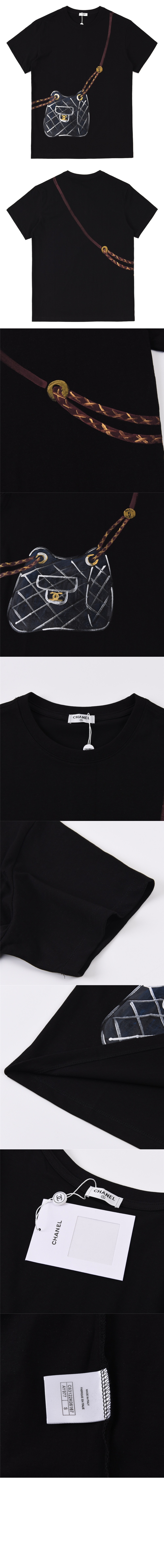 미러급레플리카사이트 | 명품레플리카 전문 쇼핑몰  | 퍼스트원 - 로고 프린트 반팔 > 샤넬