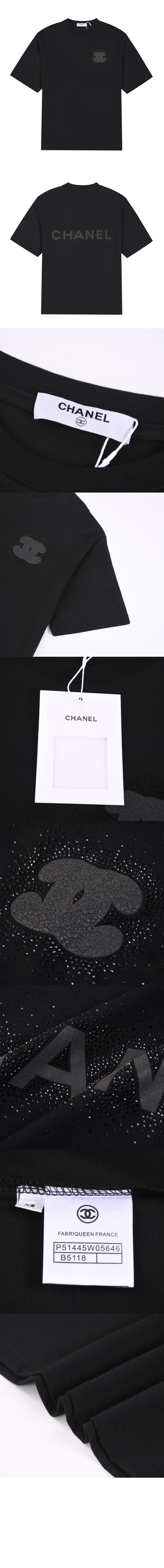 미러급레플리카사이트 | 명품레플리카 전문 쇼핑몰  | 퍼스트원 - 로고 프린트 반팔 > 샤넬