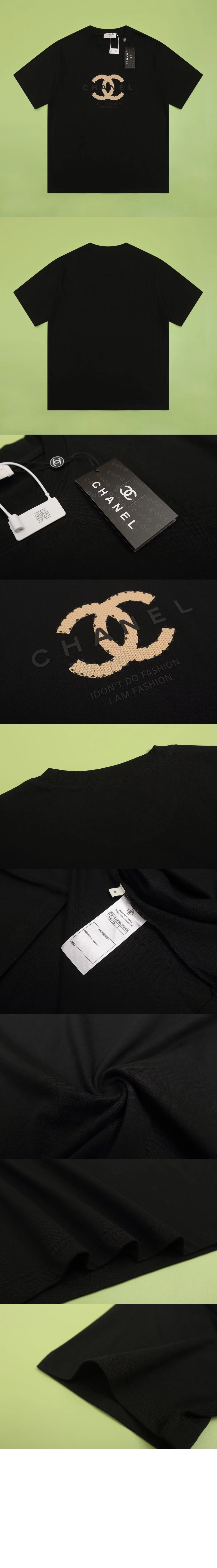 미러급레플리카사이트 | 명품레플리카 전문 쇼핑몰  | 퍼스트원 - 로고 프린트 반팔 > 샤넬