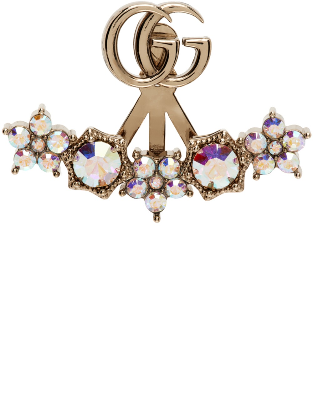 미러급레플리카사이트 | 명품레플리카 전문 쇼핑몰  | 퍼스트원 - 크리스탈 더블 G 귀걸이 753790 > 구찌