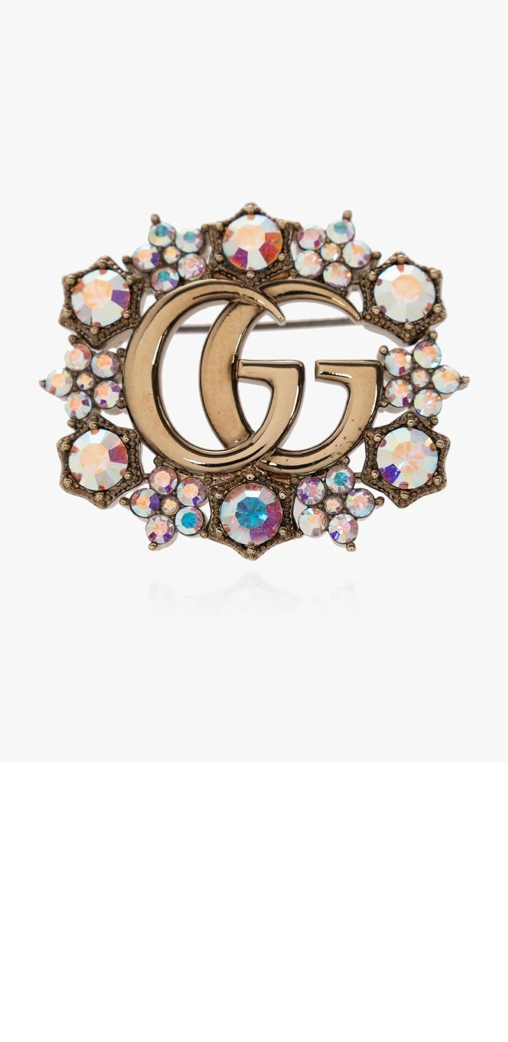 미러급레플리카사이트 | 명품레플리카 전문 쇼핑몰  | 퍼스트원 - 더블  G 크리스탈 장식 브로치 753794 > 구찌