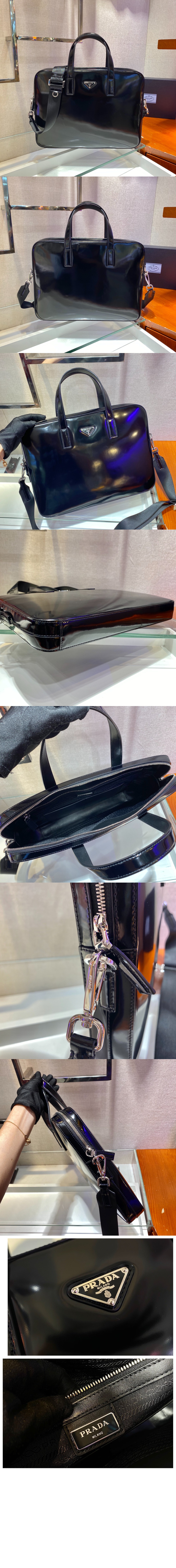 미러급레플리카사이트 | 명품레플리카 전문 쇼핑몰  | 퍼스트원 - 브러시드 브리프케이스 2VE368 > 프라다