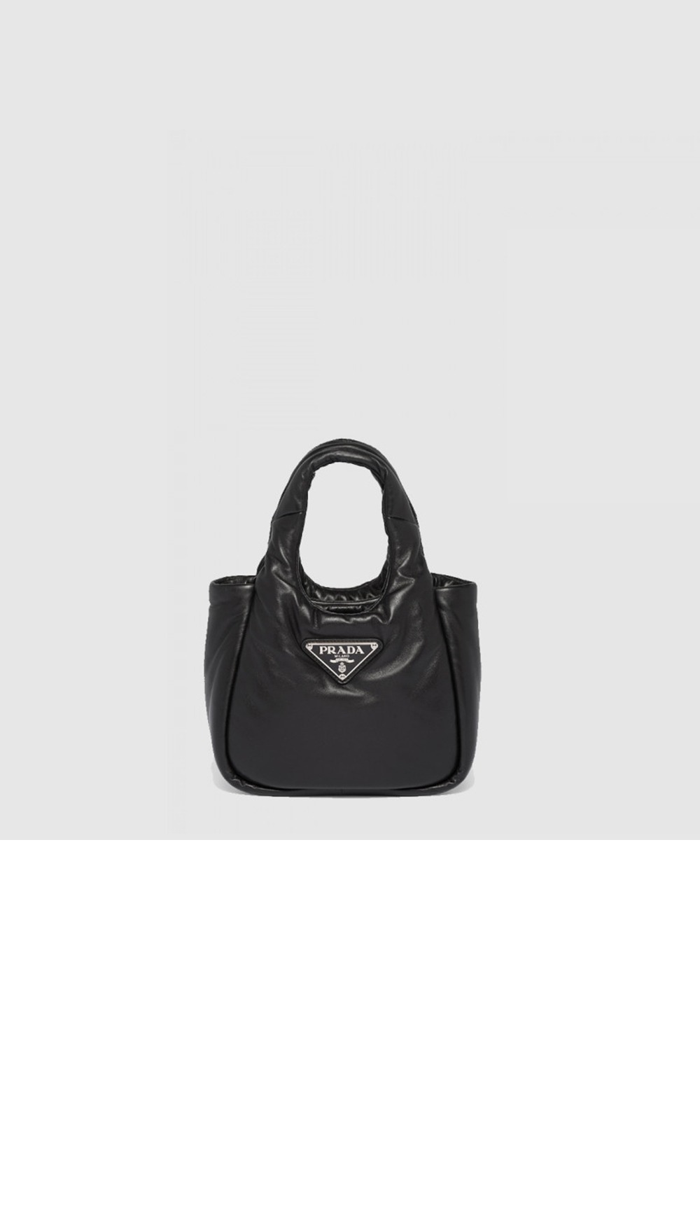 미러급레플리카사이트 | 명품레플리카 전문 쇼핑몰  | 퍼스트원 - 패딩 나파 소프트백 스몰 1BA359 > 프라다