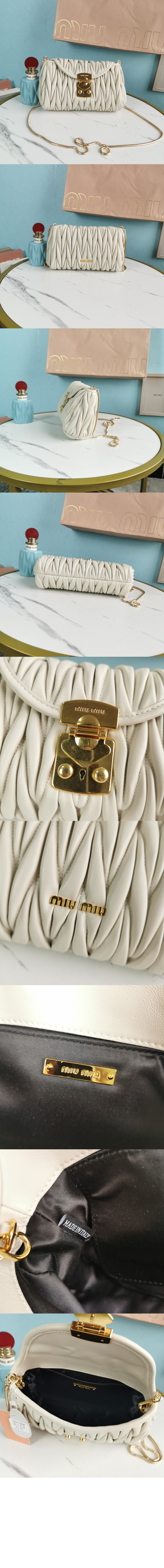 미러급레플리카사이트 | 명품레플리카 전문 쇼핑몰  | 퍼스트원 - 마테라쎄 숄더백 5BH196 > 미우미우