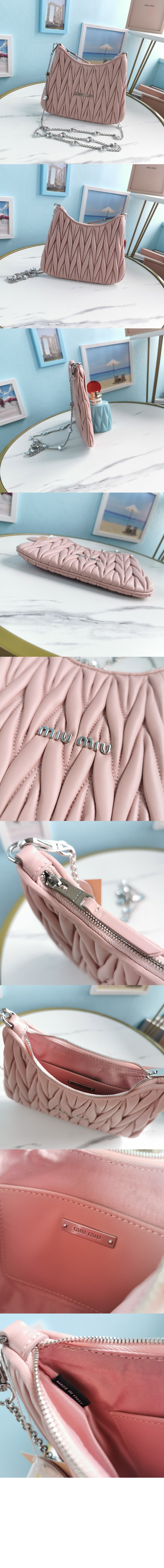 미러급레플리카사이트 | 명품레플리카 전문 쇼핑몰  | 퍼스트원 - 마테라쎄 숄더백 5BH189 > 미우미우