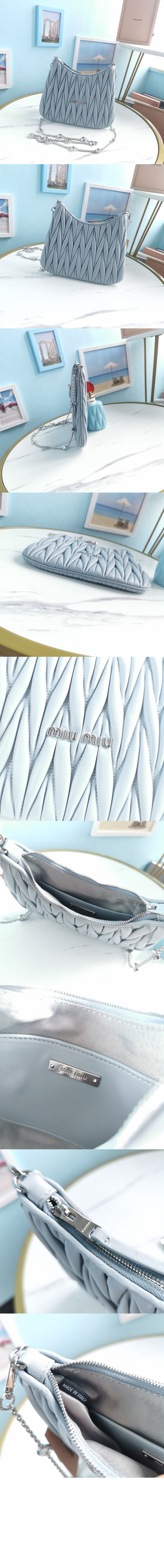 미러급레플리카사이트 | 명품레플리카 전문 쇼핑몰  | 퍼스트원 - 마테라쎄 숄더백 5BH189 > 미우미우