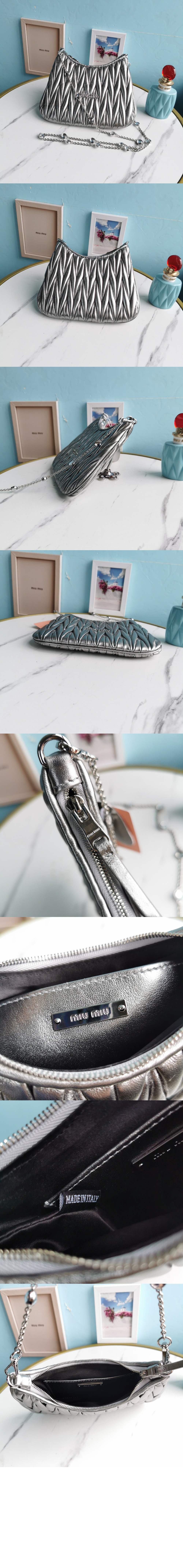 미러급레플리카사이트 | 명품레플리카 전문 쇼핑몰  | 퍼스트원 - 마테라쎄 숄더백 5BH189 > 미우미우