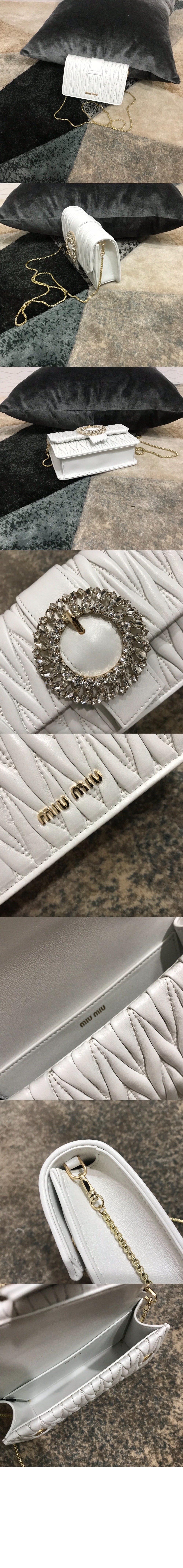 미러급레플리카사이트 | 명품레플리카 전문 쇼핑몰  | 퍼스트원 - 마테라쎄 미니백 5BH095 > 미우미우