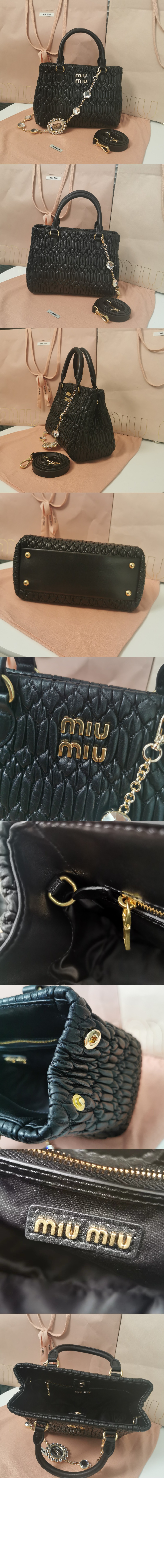 미러급레플리카사이트 | 명품레플리카 전문 쇼핑몰  | 퍼스트원 - 크리스탈 클로케 토트백 5BA067 > 미우미우