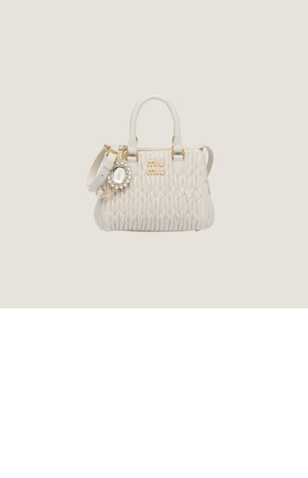 미러급레플리카사이트 | 명품레플리카 전문 쇼핑몰  | 퍼스트원 - 크리스탈 나파 토트백 5BA251 > 미우미우