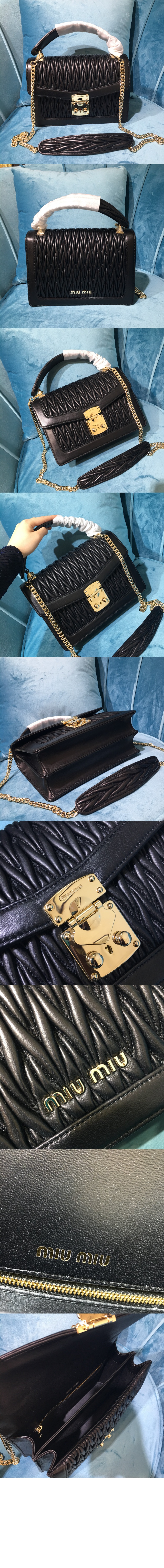 미러급레플리카사이트 | 명품레플리카 전문 쇼핑몰  | 퍼스트원 - 컨피덴셜 마테라쎄 토트백 5BA094 > 미우미우