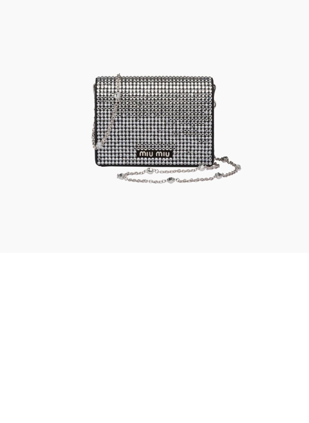 미러급레플리카사이트 | 명품레플리카 전문 쇼핑몰  | 퍼스트원 - 크리스탈 나파 미니백 5BP064 > 미우미우