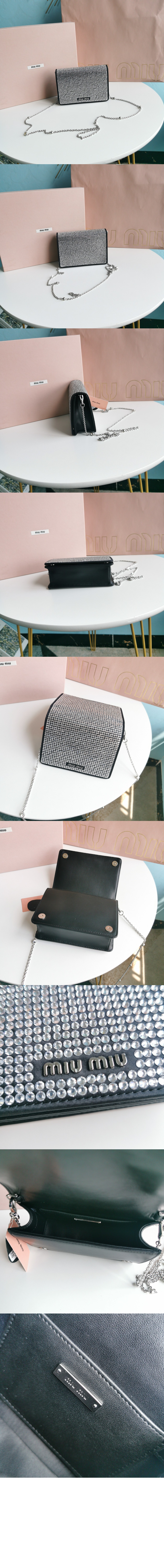 미러급레플리카사이트 | 명품레플리카 전문 쇼핑몰  | 퍼스트원 - 크리스탈 나파 미니백 5BP064 > 미우미우