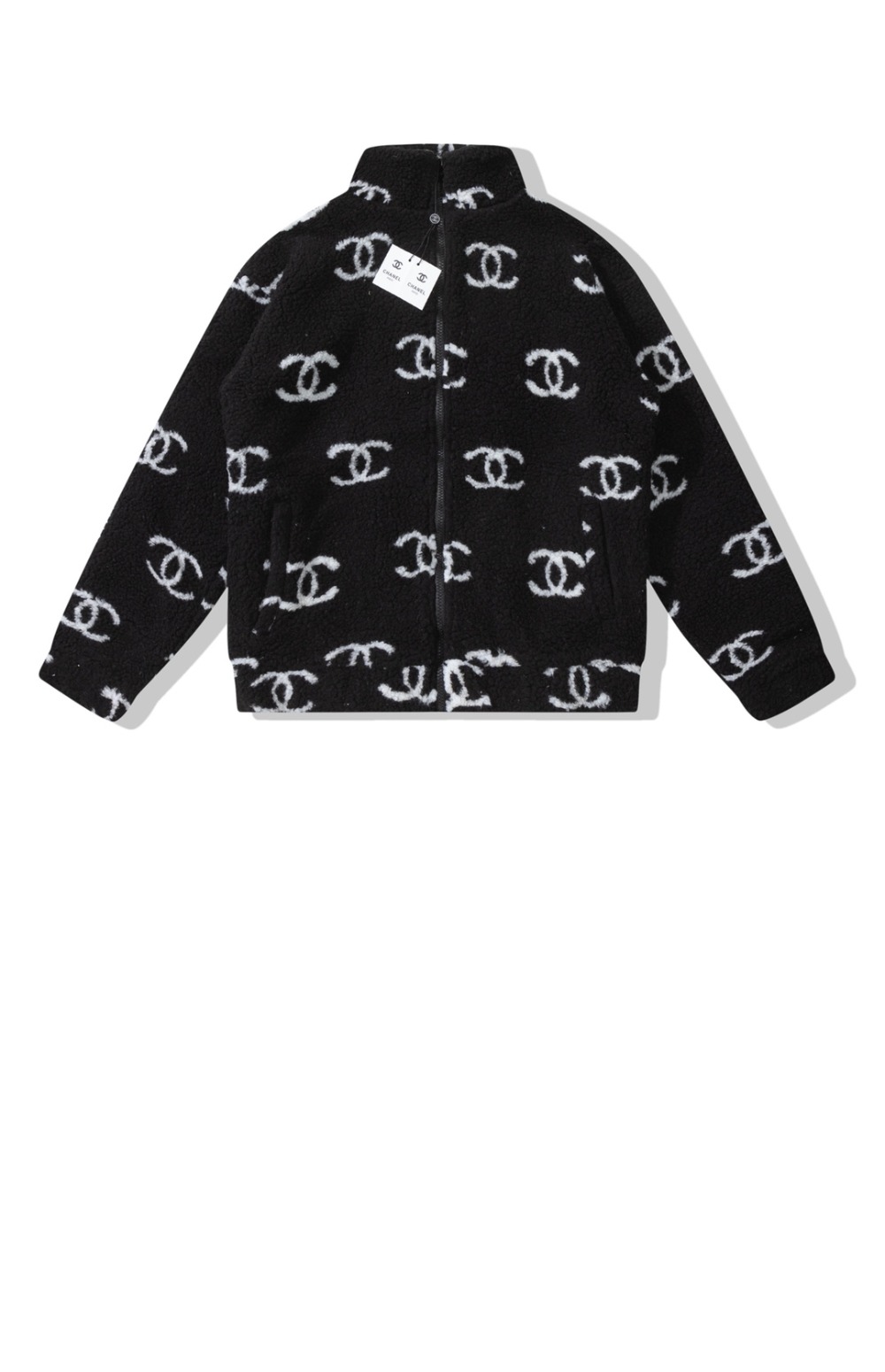 미러급레플리카사이트 | 명품레플리카 전문 쇼핑몰  | 퍼스트원 - 로고 프린트 쇼트 코트 > 샤넬