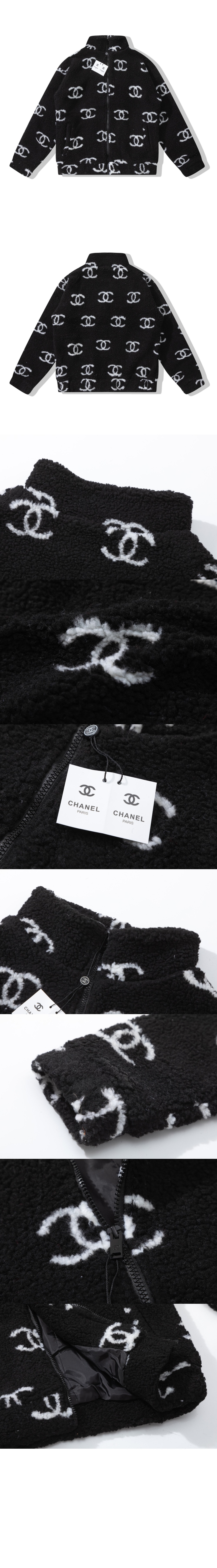 미러급레플리카사이트 | 명품레플리카 전문 쇼핑몰  | 퍼스트원 - 로고 프린트 쇼트 코트 > 샤넬