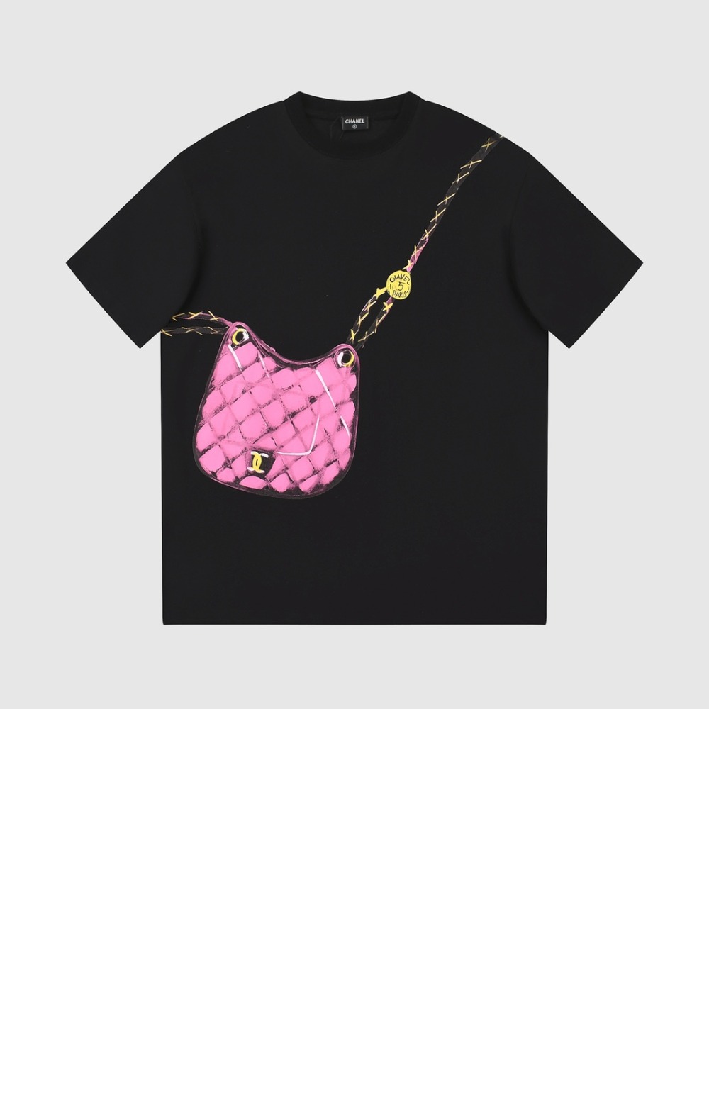 미러급레플리카사이트 | 명품레플리카 전문 쇼핑몰  | 퍼스트원 - 로고 프린트 반팔 > 샤넬