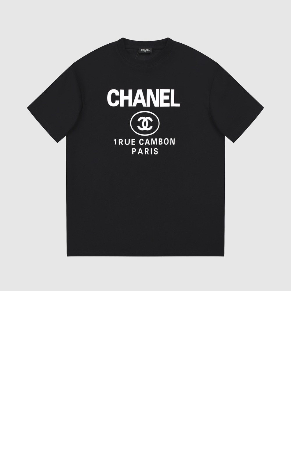 미러급레플리카사이트 | 명품레플리카 전문 쇼핑몰  | 퍼스트원 - 로고 프린트 반팔 > 샤넬