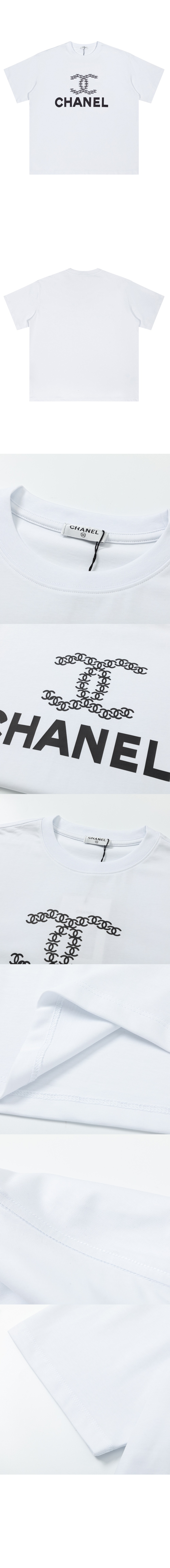 미러급레플리카사이트 | 명품레플리카 전문 쇼핑몰  | 퍼스트원 - 로고 프린트 반팔 > 샤넬