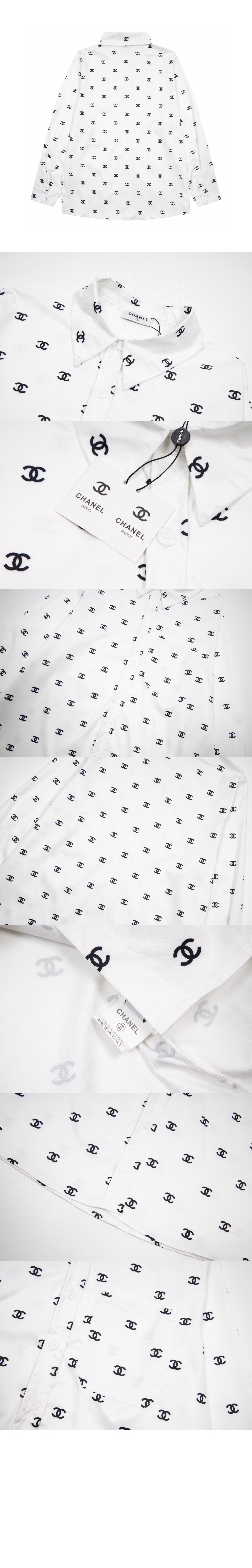 미러급레플리카사이트 | 명품레플리카 전문 쇼핑몰  | 퍼스트원 - 로고 도트 셔츠 > 샤넬