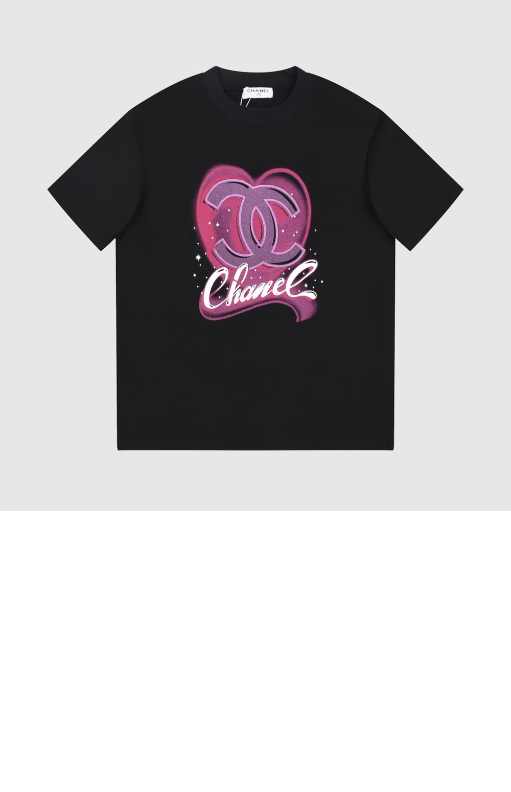 미러급레플리카사이트 | 명품레플리카 전문 쇼핑몰  | 퍼스트원 - 로고 프린트 반팔 > 샤넬