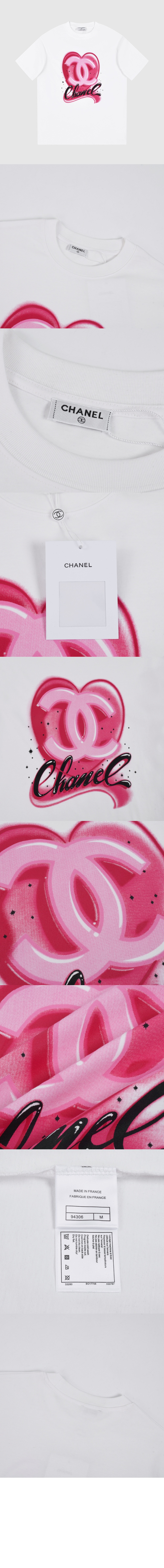 미러급레플리카사이트 | 명품레플리카 전문 쇼핑몰  | 퍼스트원 - 로고 프린트 반팔 > 샤넬