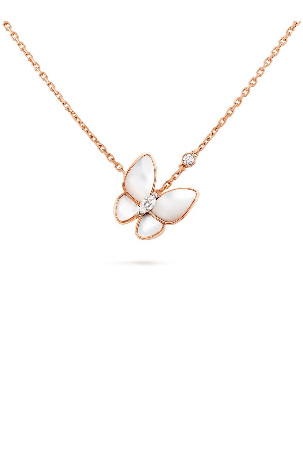 미러급레플리카사이트 | 명품레플리카 전문 쇼핑몰  | 퍼스트원 - 투 버터플라이 목걸이 8FO00 > 반클리프