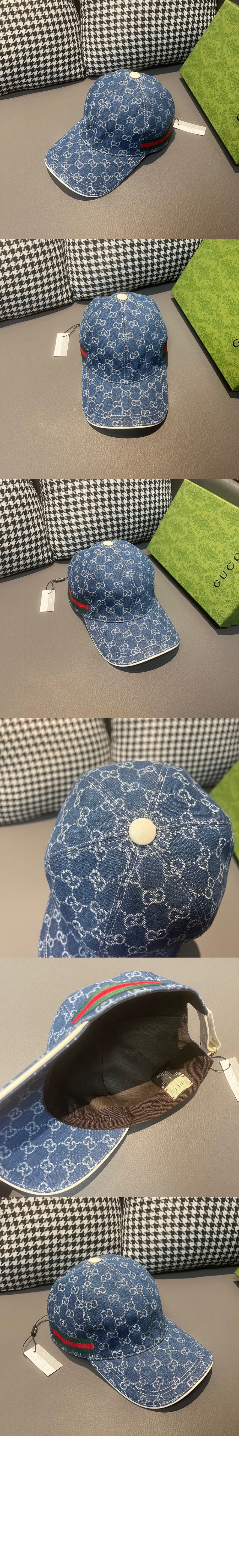 미러급레플리카사이트 | 명품레플리카 전문 쇼핑몰  | 퍼스트원 - GG 블루 데님 베이스볼 캡 200035 > 구찌