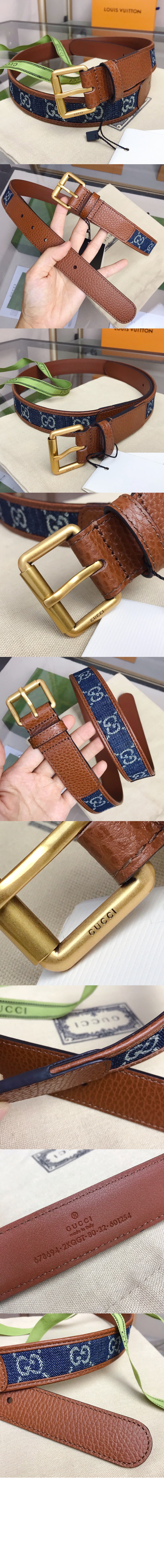 미러급레플리카사이트 | 명품레플리카 전문 쇼핑몰  | 퍼스트원 - GG 스퀘어 버클 벨트 678694 > 구찌