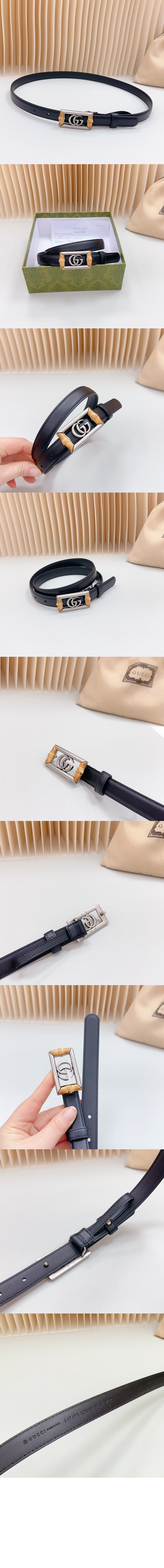 미러급레플리카사이트 | 명품레플리카 전문 쇼핑몰  | 퍼스트원 - 더블 G 밤부 레더 벨트 768464 > 구찌