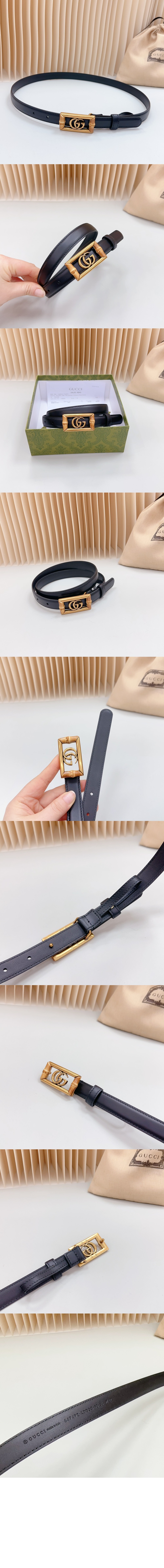 미러급레플리카사이트 | 명품레플리카 전문 쇼핑몰  | 퍼스트원 - 더블 G 밤부 레더 벨트 768464 > 구찌