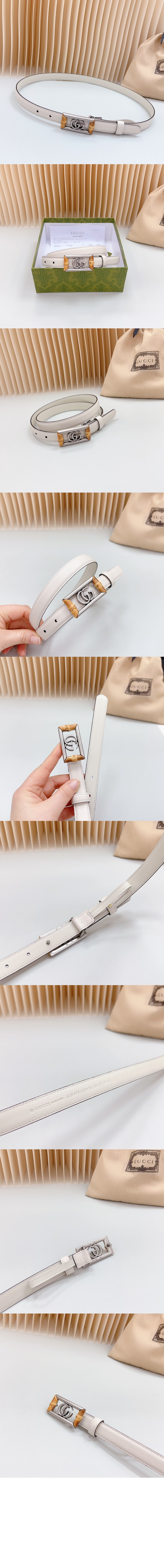 미러급레플리카사이트 | 명품레플리카 전문 쇼핑몰  | 퍼스트원 - 더블 G 밤부 레더 벨트 768464 > 구찌