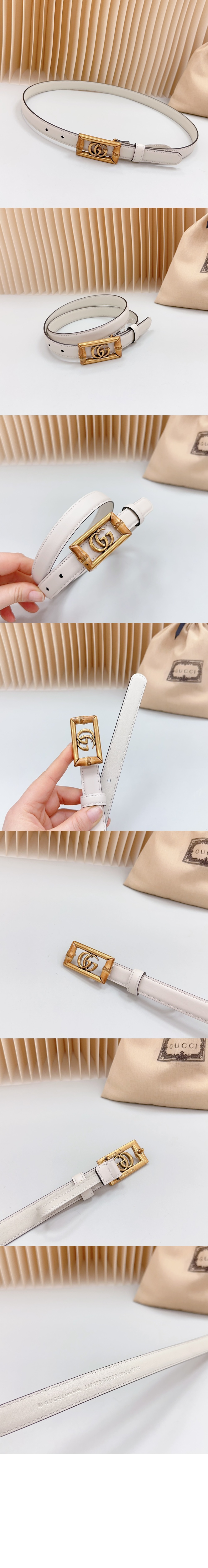 미러급레플리카사이트 | 명품레플리카 전문 쇼핑몰  | 퍼스트원 - 더블 G 밤부 레더 벨트 768464 > 구찌