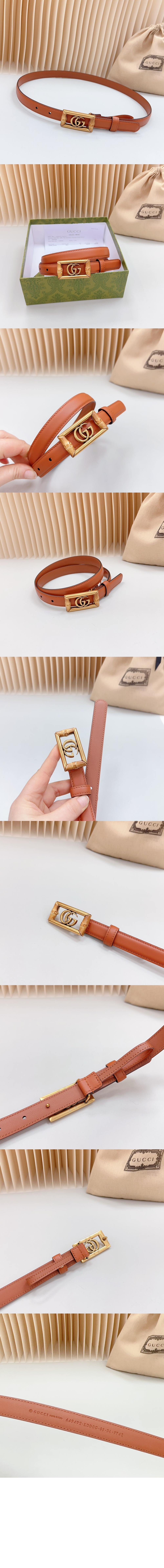미러급레플리카사이트 | 명품레플리카 전문 쇼핑몰  | 퍼스트원 - 더블 G 밤부 레더 벨트 768464 > 구찌