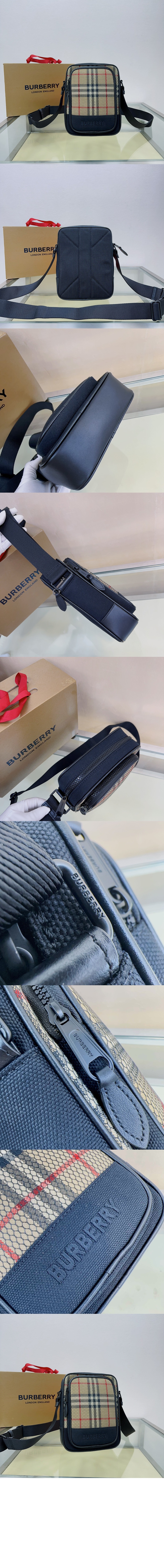 미러급레플리카사이트 | 명품레플리카 전문 쇼핑몰  | 퍼스트원 - 자수 로고 체크 크로스백  80659071 > 버버리