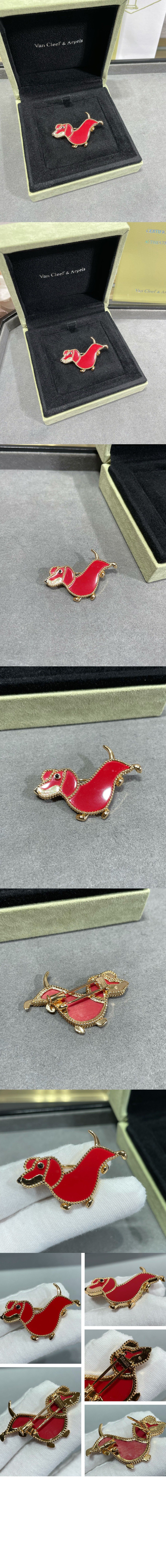 미러급레플리카사이트 | 명품레플리카 전문 쇼핑몰  | 퍼스트원 - 럭키 애니멀 닥스훈트 클립 9RW00 > 반클리프