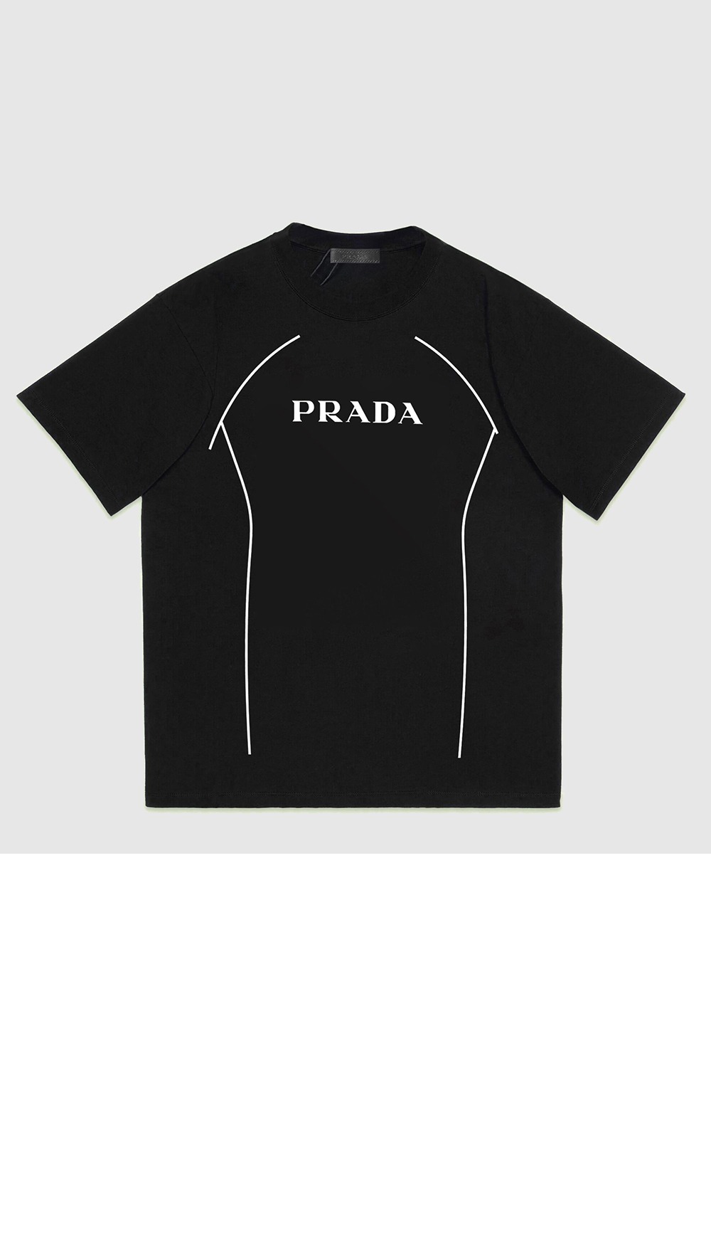 미러급레플리카사이트 | 명품레플리카 전문 쇼핑몰  | 퍼스트원 - 로고 프린트 반팔 > 프라다