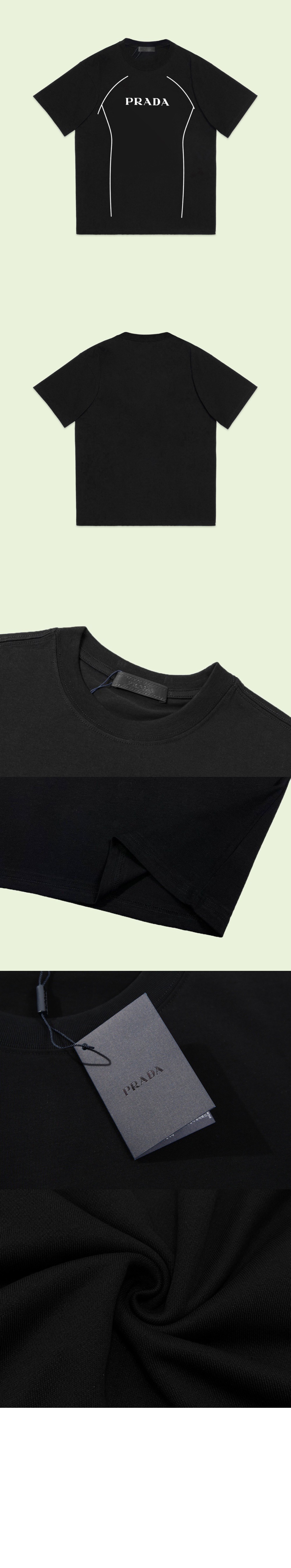 미러급레플리카사이트 | 명품레플리카 전문 쇼핑몰  | 퍼스트원 - 로고 프린트 반팔 > 프라다