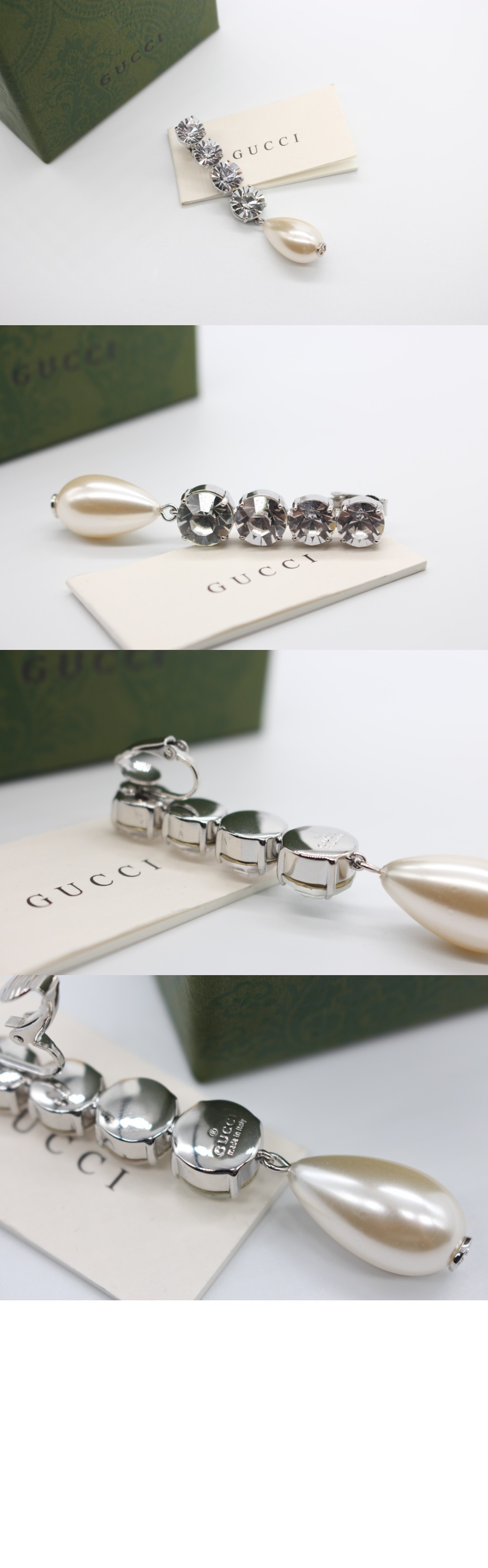 미러급레플리카사이트 | 명품레플리카 전문 쇼핑몰  | 퍼스트원 - 크리스탈 팬던트 귀걸이 766701 > 구찌