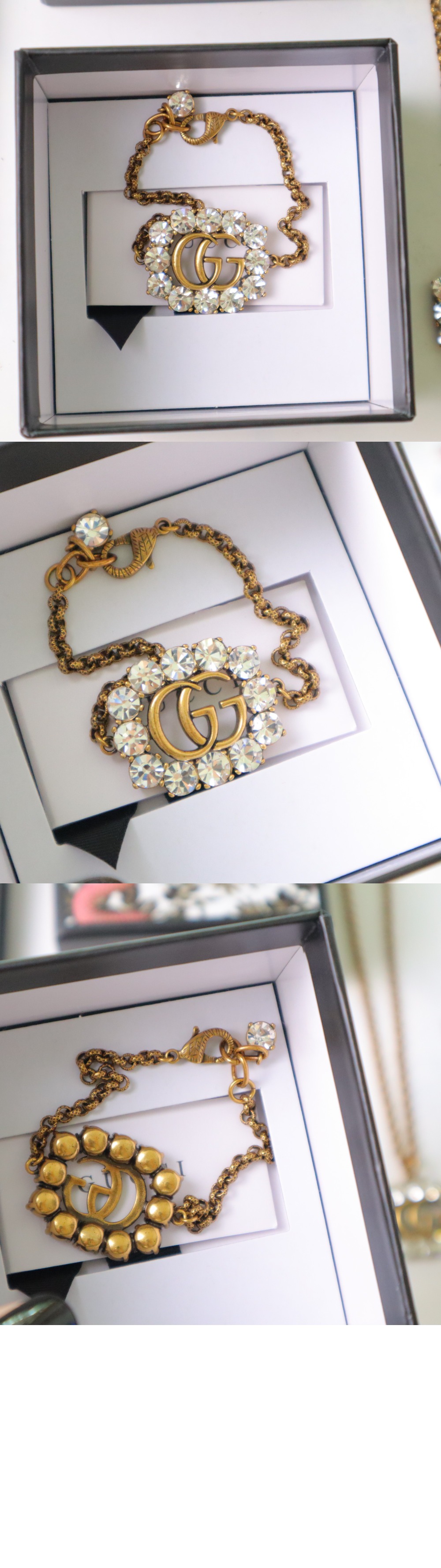 미러급레플리카사이트 | 명품레플리카 전문 쇼핑몰  | 퍼스트원 - 크리스탈 GG 팔찌 749668 > 구찌