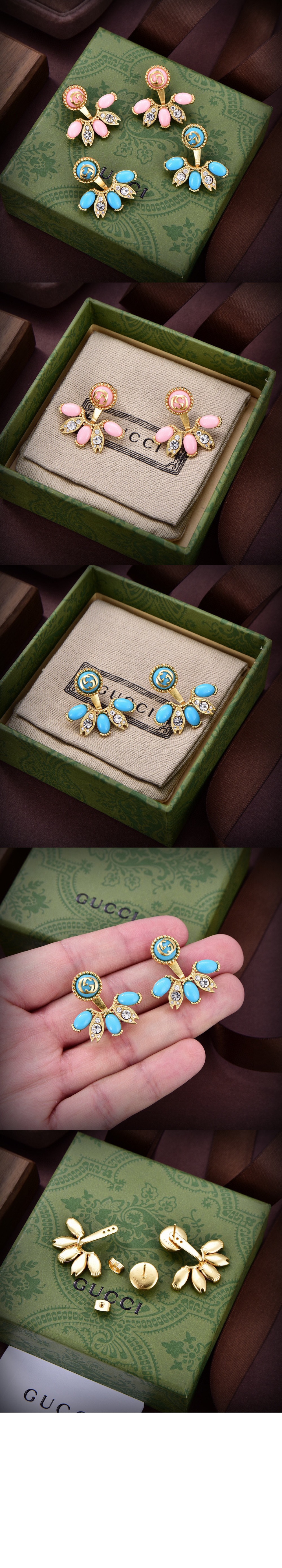 미러급레플리카사이트 | 명품레플리카 전문 쇼핑몰  | 퍼스트원 - 인터로킹 G 귀걸이 729133 > 구찌