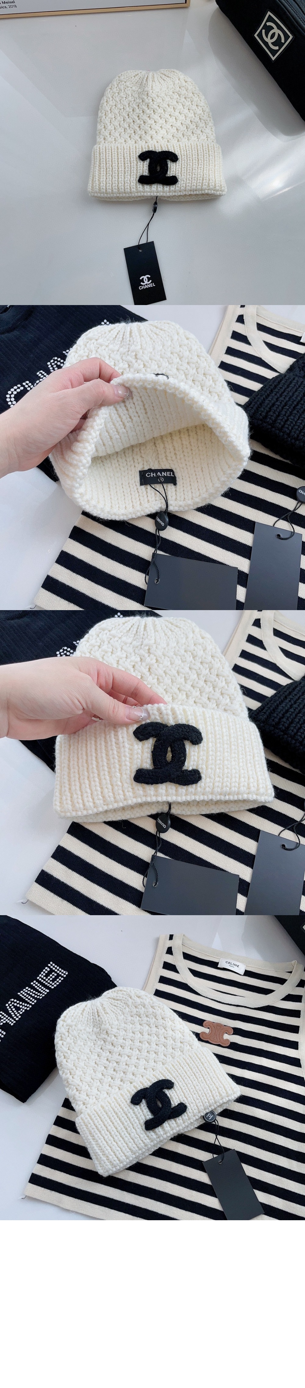 미러급레플리카사이트 | 명품레플리카 전문 쇼핑몰  | 퍼스트원 - 로고 비니 AA3541 > 샤넬