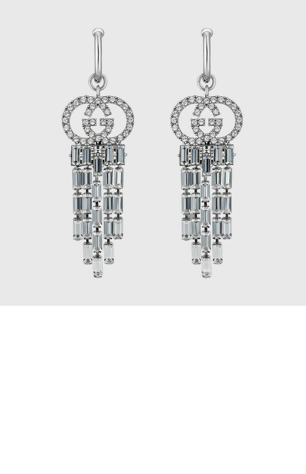 미러급레플리카사이트 | 명품레플리카 전문 쇼핑몰  | 퍼스트원 - 인터로킹 G 크리스털 후프 귀걸이 680275 > 구찌