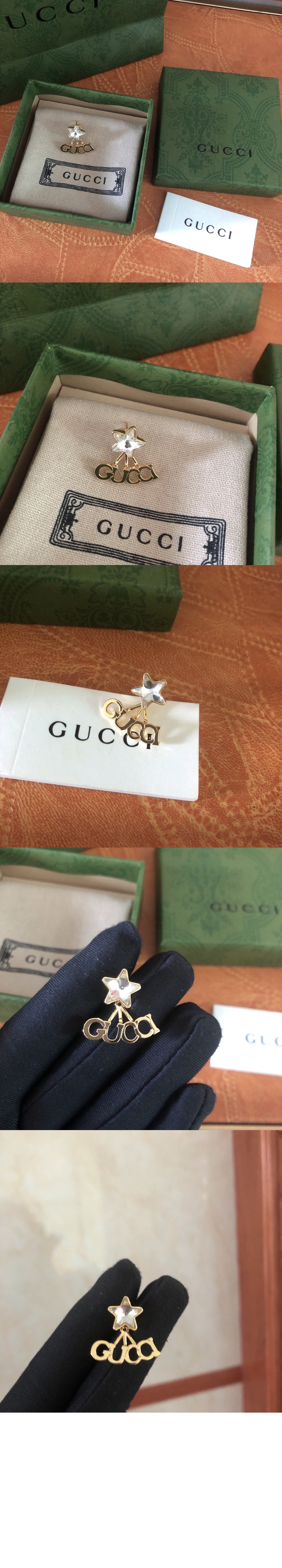 미러급레플리카사이트 | 명품레플리카 전문 쇼핑몰  | 퍼스트원 - 스크립트 싱글 귀걸이 679076 > 구찌