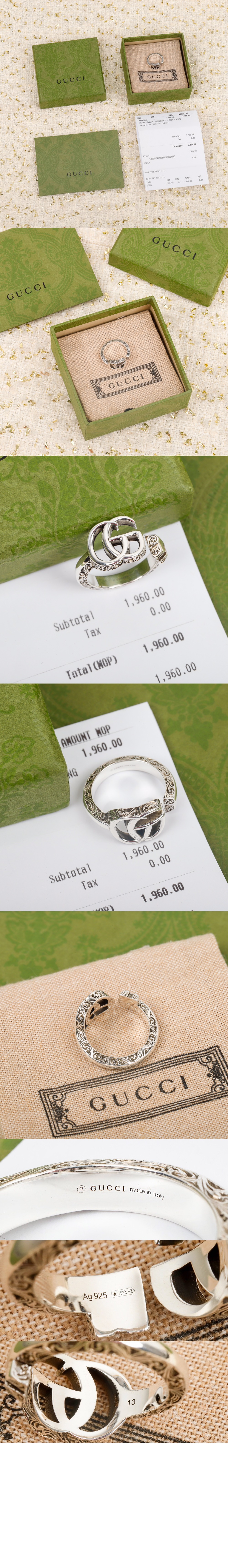 미러급레플리카사이트 | 명품레플리카 전문 쇼핑몰  | 퍼스트원 - 더블G 키 실버 반지 627760 > 구찌