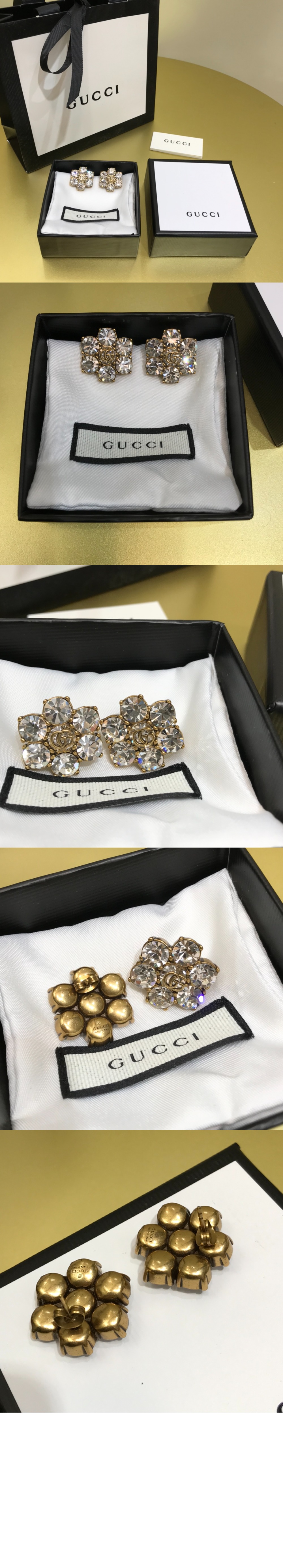 미러급레플리카사이트 | 명품레플리카 전문 쇼핑몰  | 퍼스트원 - 구찌 크리스탈 더블 G 이어링 645685 > 구찌