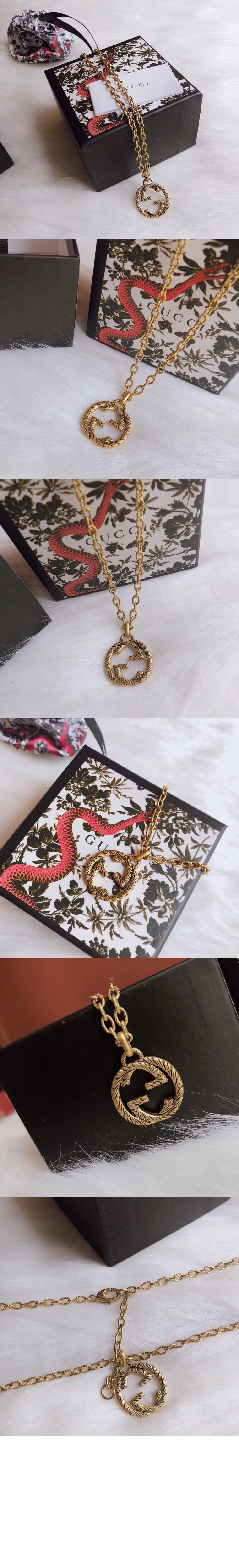 미러급레플리카사이트 | 명품레플리카 전문 쇼핑몰  | 퍼스트원 - 인터로킹 G 옐로우골드 목걸이 579858 > 구찌