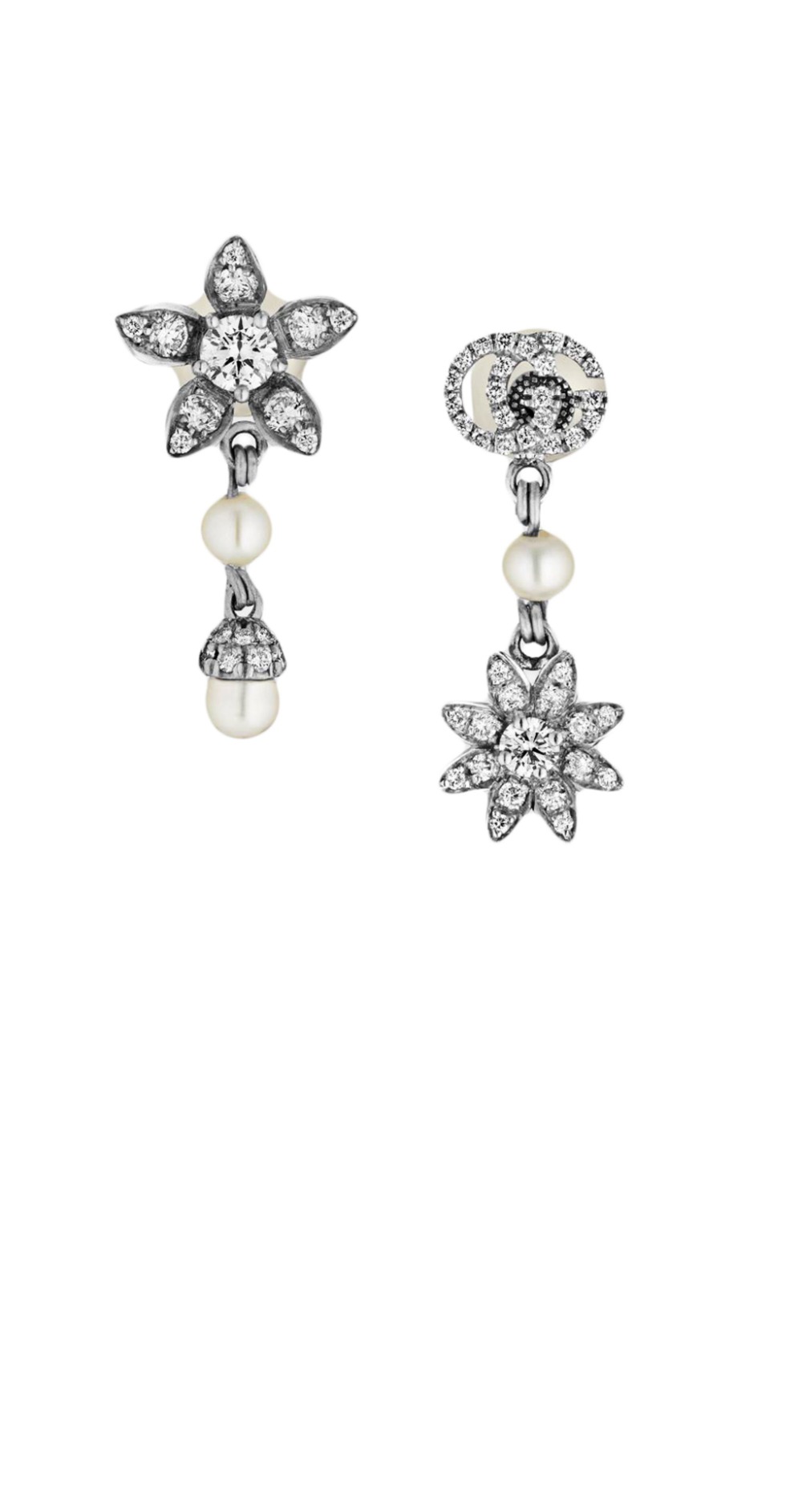 미러급레플리카사이트 | 명품레플리카 전문 쇼핑몰  | 퍼스트원 - 크리스탈 더블 G 귀걸이 581824 > 구찌