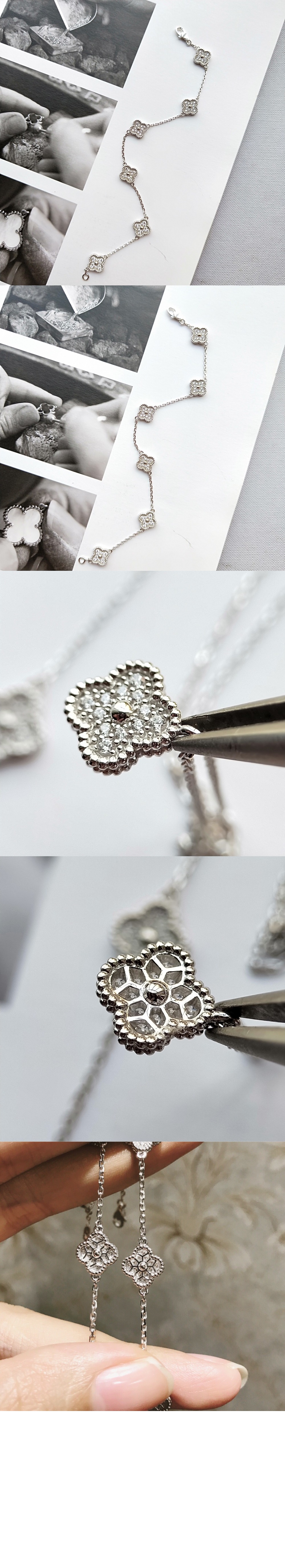 미러급레플리카사이트 | 명품레플리카 전문 쇼핑몰  | 퍼스트원 - 스위트 알함브라 팔찌 85700 > 반클리프