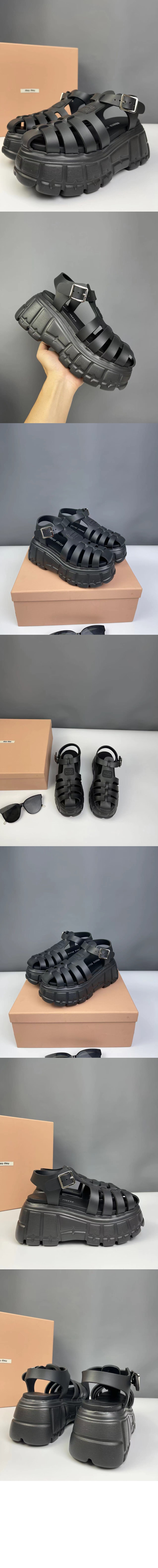 미러급레플리카사이트 | 명품레플리카 전문 쇼핑몰  | 퍼스트원 - EVA 플랫폼 케이지 샌들 5X140E > 미우미우