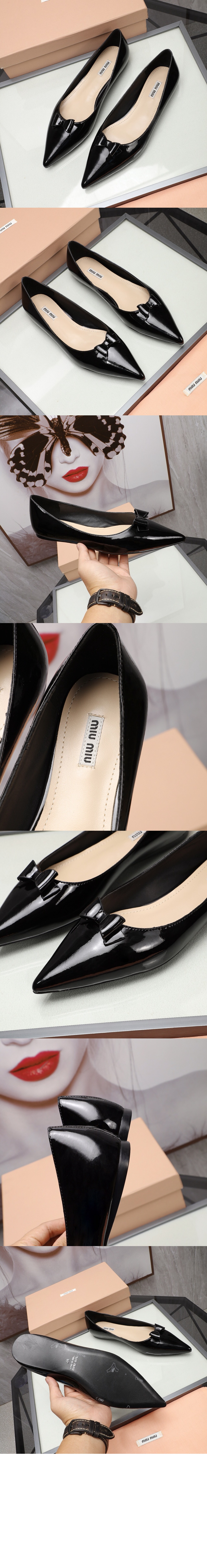 미러급레플리카사이트 | 명품레플리카 전문 쇼핑몰  | 퍼스트원 - 가죽 발레리나 5F465D > 미우미우